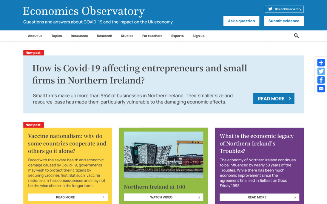 Economics Observatory case study 1